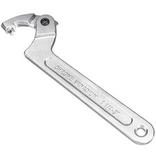 19-51mm Motorbike Bike Coilover Spanner Adjustable Hook Wrench C Spanner Tool 7"