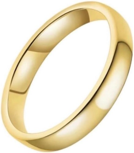Gold ring wedding engagement - gold,