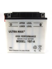 Ultramax Motorcycle Battery Yb7-A Yuasa For Vespa PK 125 ETS 1984 - 1985