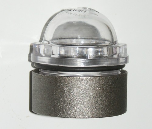 Sight glass riv dome - glass, mz