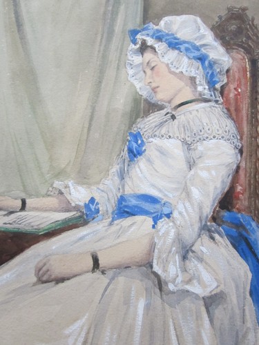 Fine antique portrait painting - fine,