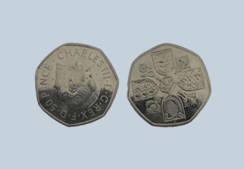 King charles 3rd 50p - charles,