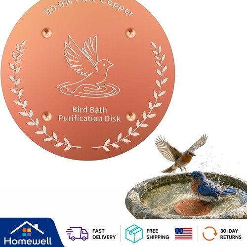 Pure copper bird - pure, bath
