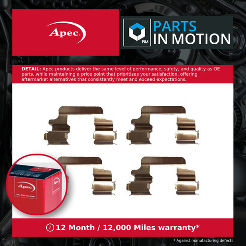 Brake pad fitting kit fits - brake,