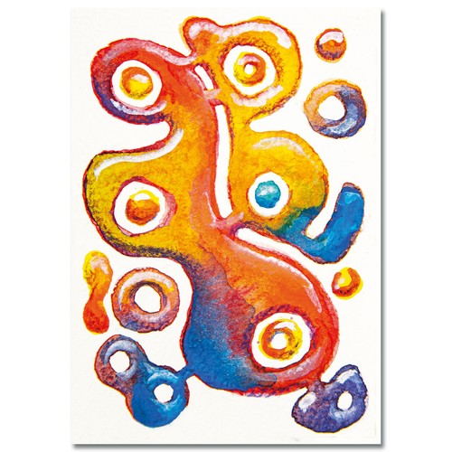 Original postcard print - postcard,