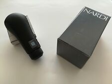 NARDI PRESTIGE LINE Black leather gear shift knob