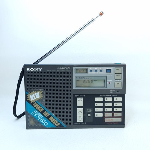 Sony icf 7600d world band - world,