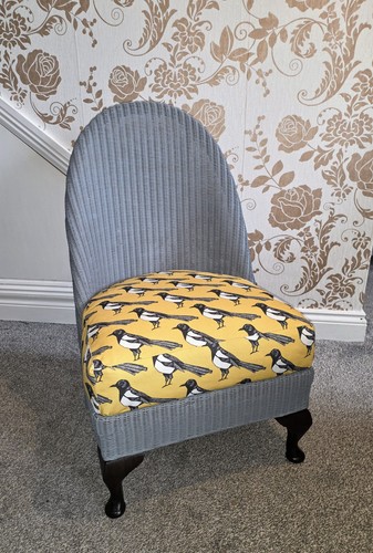 Refurbished lloyd loom chair - loom,