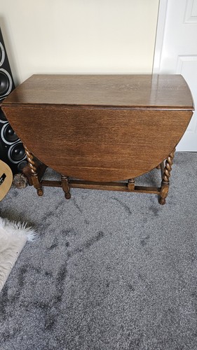 English antique oak drop leaf - antique,