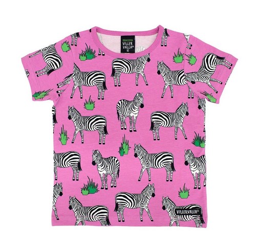 Villervalla zebra shirt - zebra, t-shirt