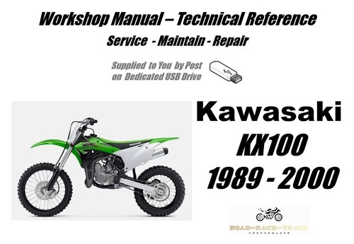 Kawasaki kx100 100 service - kawasaki, kx