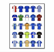Wigan Athletic Football Shirt, Wigan Football Poster, Wigan Football Print, A4