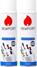 Newport Butane Zero Impurities Butane Gas Lighter Refill 300ML