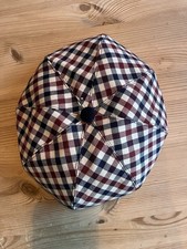Aquascutum Red Check Beret