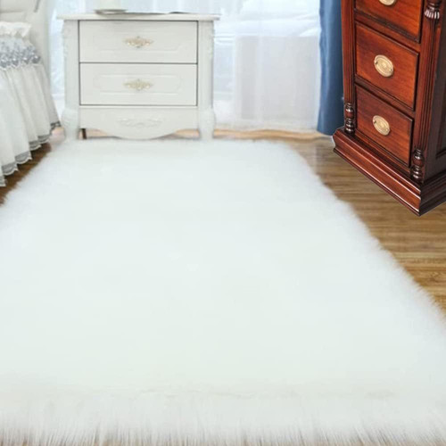 Faux sheepskin fur rug 60x120 - faux,