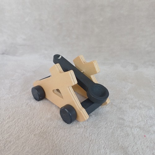 Wooden catapult toy castle - catapult,