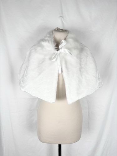 White faux fur bridal - white,