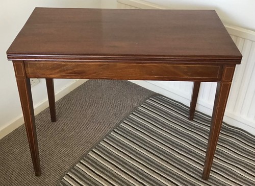 Edwardian mahogany tea table