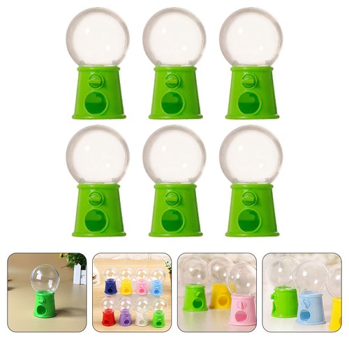6pcs gumballs machine mini - ,