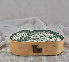 Vintage Cream Jewelry Box: Tallent Of Old Bond Street