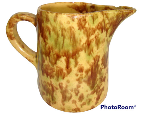 Antique handmade spongeware - antique,