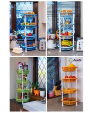 4 Tier Round Plastic Kitchen