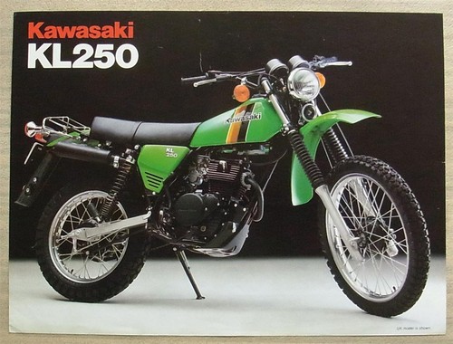 Kawasaki kl250 motorcycle - kl250,