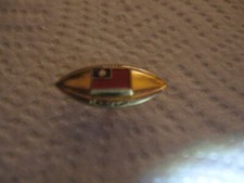 RARE OLD CHINA RUGBY FOOTBALL UNION ROC METAL PRESS PIN BADGE