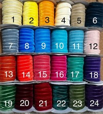10mm Velvet Ribbon 10M-single sided-28 Colour-ideal gift wrap Christmas crafts