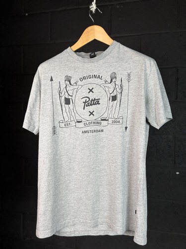 Patta grey large tshirt - large,