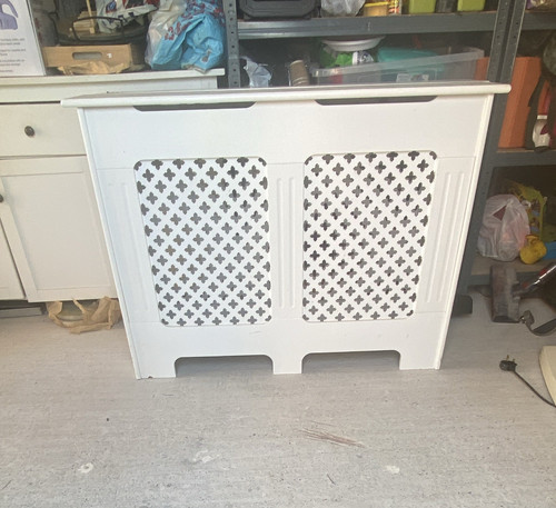 White rectangular mdf - mdf, radiator