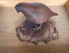 Antique Partridge On Walnut