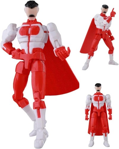 Invincible action figure - invincible, 3d