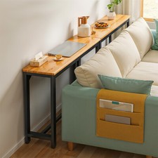 Slim Wooden Console Table with