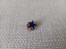 Blue Star button hole Badge Scottish & Newcastle Breweries Vintage 1970s ?  