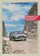 Vauxhall Opel Range 1984-85 UK Market Brochure Nova Astra Cavalier Manta Senator