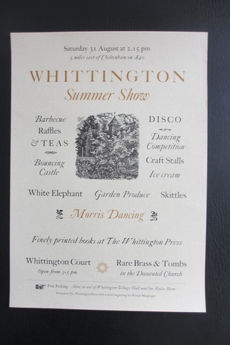 Whittington press poster for - whittington, press: