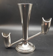 Vintage Grenadier Silver Plated Combination Bud Vase & Twin Candelabra (C)