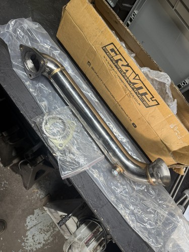 Stainless exhaust de - exhaust, cat