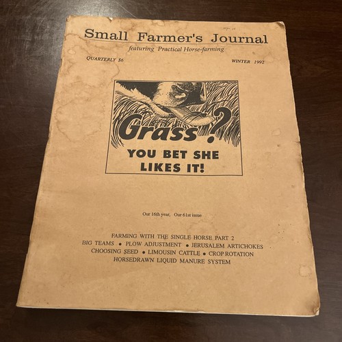 Small farmer journal - small, 1992