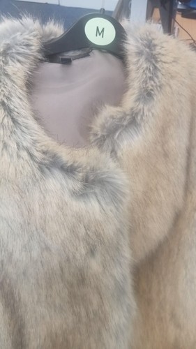 Karen millen faux fur coat