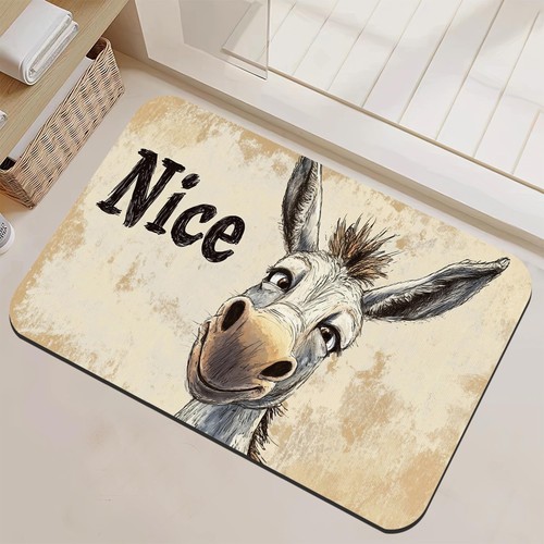 Funny donkey bathroom rugs - funny,