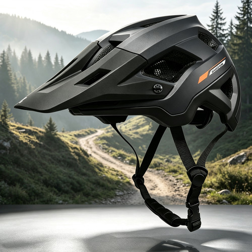 Bucklos mountain bike - bike, helmet