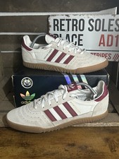 Adidas Originals Indoor Super Cloud White Red Suede UK Size 11  2019