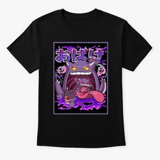 Gengar Pokemon Haunter Gastly Ghost Type Anime Comic Unisex Adults & Kids Tee