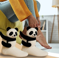 3D Cute Animals Socks Knitted Pattern Floor Socks Unisex Funny Christmas Gift