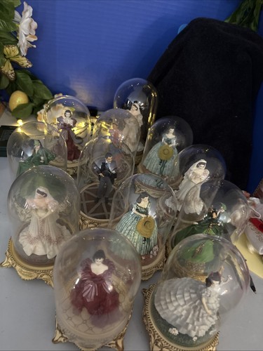 Franklin mint gwtw figures - mint,