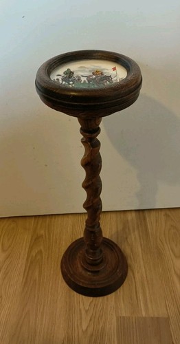 Wooden barley twist stand - wooden,