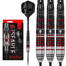 HARROWS RYAN 'HEAVY METAL' SEARLE SERIES 2 STEEL TIP DARTS SET - 90% TUNGSTEN