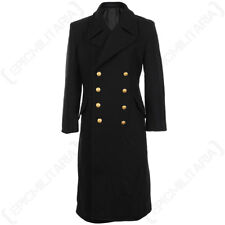 Black Navy Wool Great Coat -